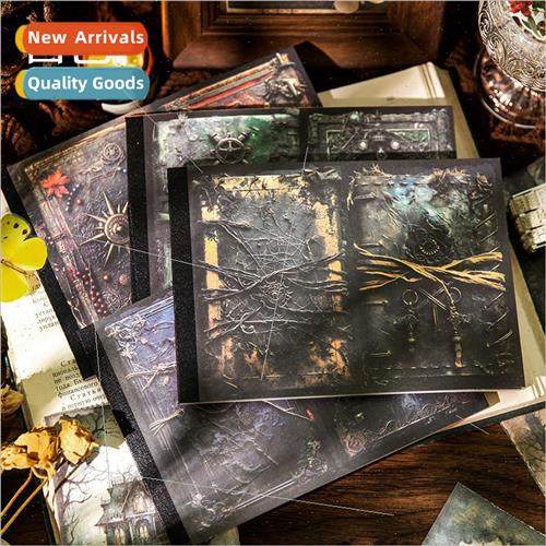 Dracula fairy tale material paper ins retro lerary handbook