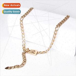 Korean fashion simple Chain punk female metal stud belt