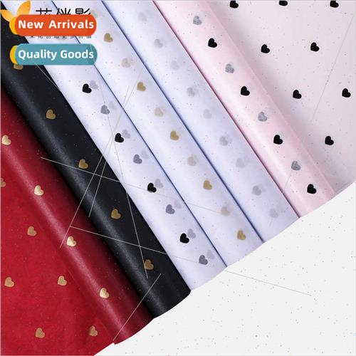 ning paper small peach heart sorbet paper floral bouquet lin