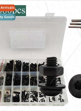 1080pcs box blackened hexagon socket head cap screws mushroo