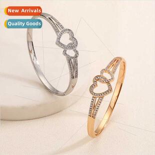 hjewelry Skeleton fem couple bracelet zirconia love