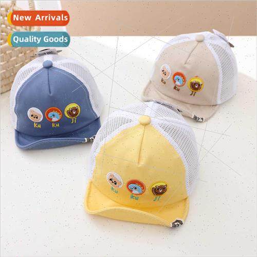 Baby hat boys sun hat girls net cap summer sun hat children
