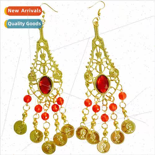 Belly dance jewelry vintage gemstone earrings belly dance ea