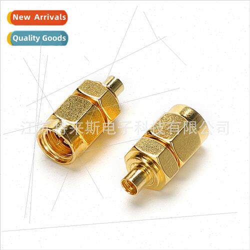 SMA to MMCX-JK RF Coaxial Connector Full Copper Plated SMA M