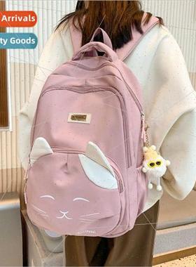 ins shoulder bag cartoon cute girls junior high multifunctio