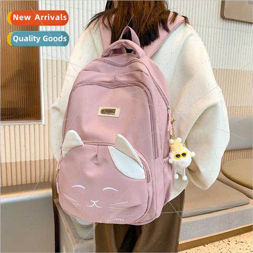 ins shoulder bag cartoon cute girls junior high multifunctio