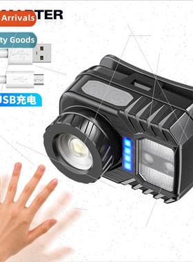 LED Mini Multi-function Waving Sensor Headlamp XPG High Brig