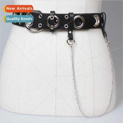 Punk chain belt simple hometown waist chain belt female ins