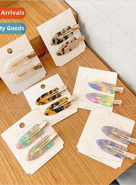 Acetate bangs clip ehead hair clip side head top clip makeup