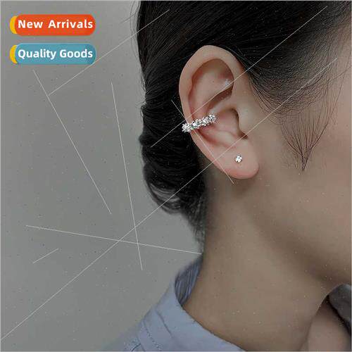 Super Shiny Pinion Irregular No Ear Hole Ear Clip Earrings F