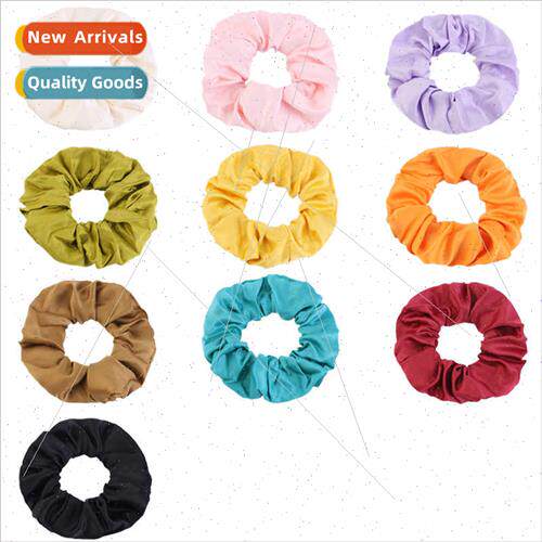 plain matte satin hair ring large intestine ring simulation