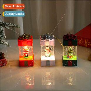 New water-filled Christmas luminous gift bag ornaments Chris