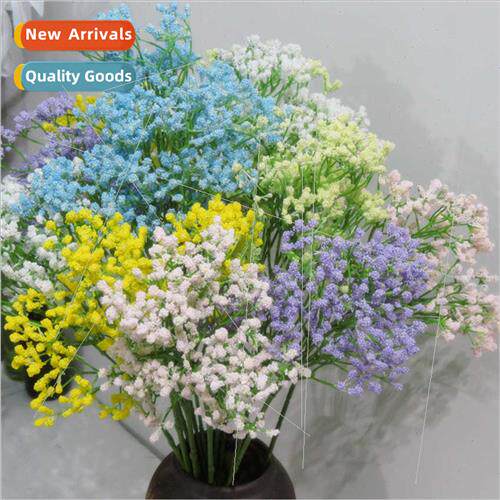 Foam starry sky fake flowers small fresh living room wedding