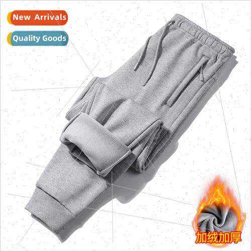 Winter cotton zipper casual sports pants men Korean  small f