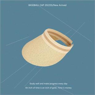 beach female duck tongue hollow Straw spring hat top summer