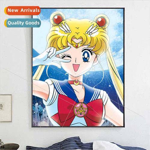 New cartoon point drill cross stch handmade stick drill pain