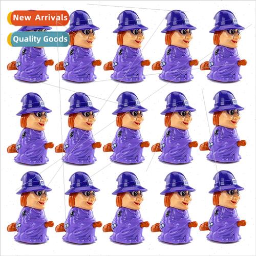 fun clockwork sliding cartoon purple wch on chain will walk