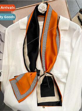 Korean  spring fall new summer fashion small scarf female lo