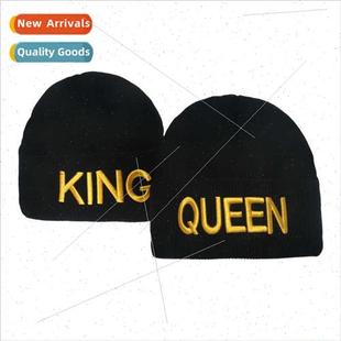 KING embroidery knted Europe whout States cap brim Uned