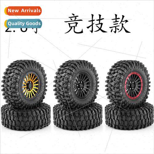 Metal 2.6 inch wheel competive 135*55mm rubber tire ad 1/8 c