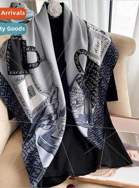 Korean  new fall winter warm scarf female dual-use air condi
