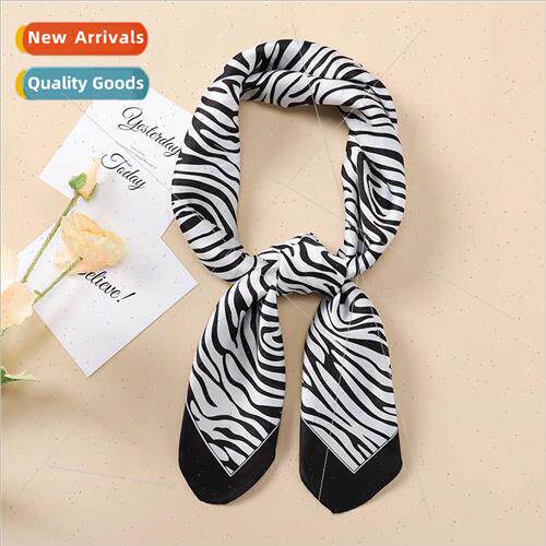 new Korean  70cm simulation silk scarf female satin chiffon