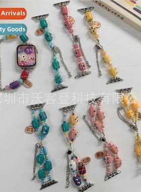 适用apple fashion little monster zipper metal watch bapple w