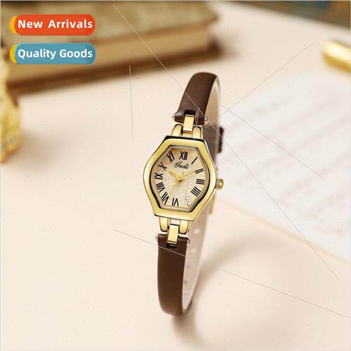 Women new small dial retro antique Chinese thin tonneau high