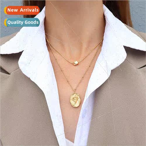 Europe jewelry portra necklace women collarbone chain ins se