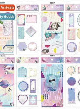 Vintage Instant Stickers Background Cutouts Wrable Double La