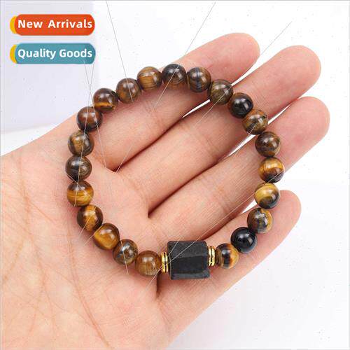 Europe New Natural Stone Yellow Tiger Eye Whe Pine Magnetic