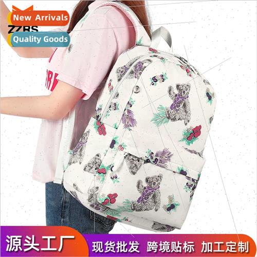 Women shoulder bag 2022 winter new fashion printing large ca