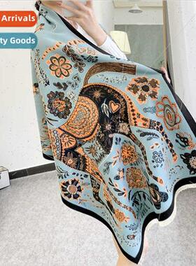 Ethnic wind scarf cashmere women fall winter new imation cas