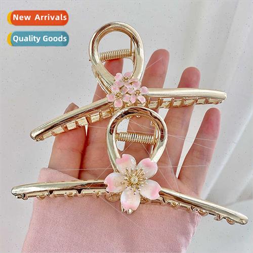 Peach Blossom Korea advanced sense metal hair clips female b