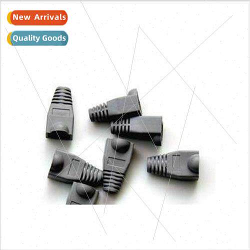 Crystal Head Gray Sleeve Network Cable RJ45 Protective Sleev