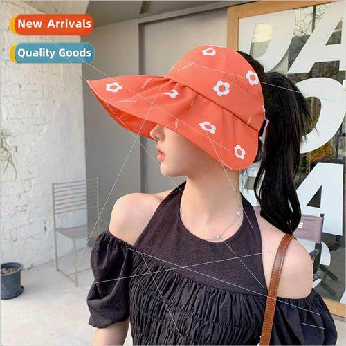 New large brim sunshade fisherman hat big bow sun hat UV out