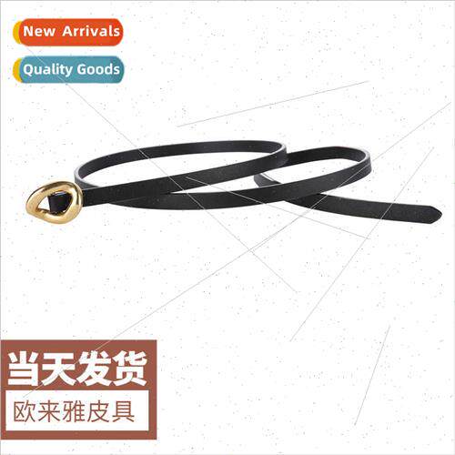 knot Thin belt female skirt sweater su coat decorative small