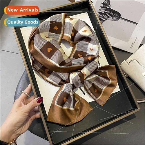 Korean  checkerboard checkerboard love flat angle thin narro