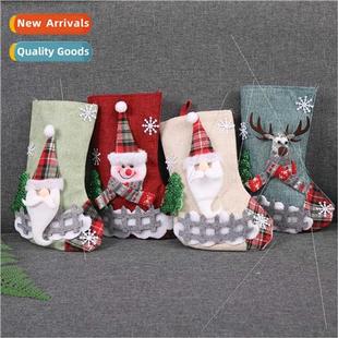 Decoration Props Santa Christmas Snowman Bags Claus Candy