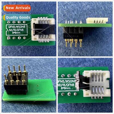 QFN8 WSON8 MLF8 TO DIP8 Adapter Burner 6*5 or 8*6 mm Chip