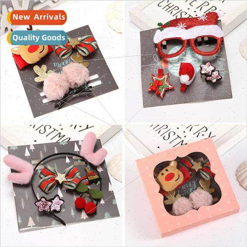 Christmas decorative hair clip headbhead button glasses pat