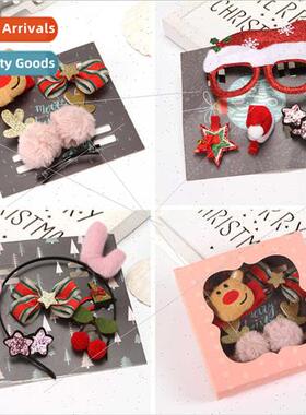 Christmas decorative hair clip headbhead button glasses pat