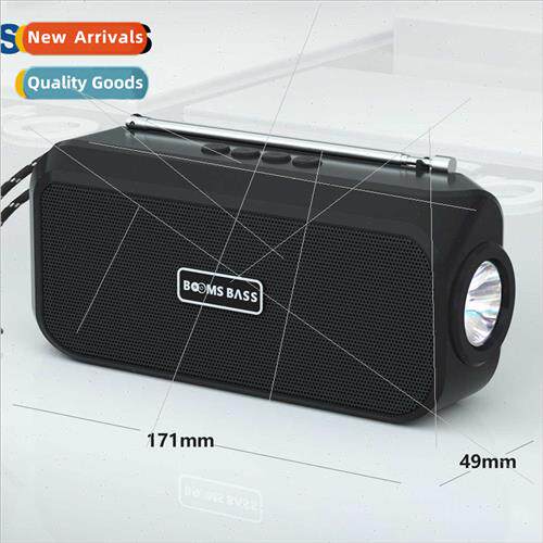 L-105 solar wireless bluetooth LED flashlight speaker portab