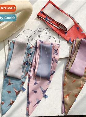 Hummingbird Twill Pointed Angle Fluttering Ribbon Korean lk