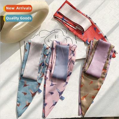 Hummingbird Twill Pointed Angle Fluttering Ribbon Korean lk