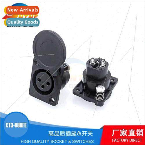 Shared electric car lhium charging port XLR head wh dust cov