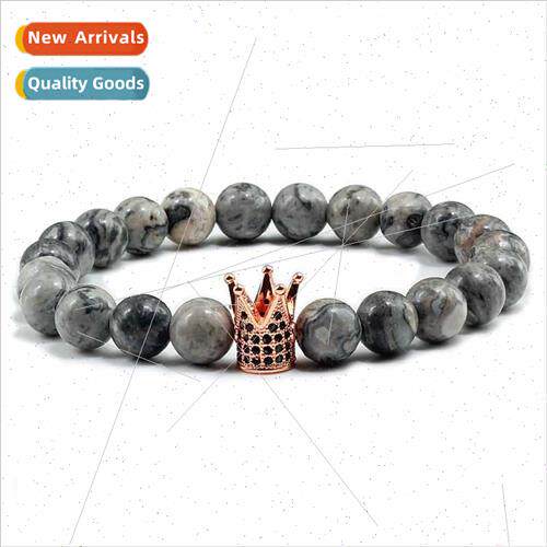 Stone Bead Bracelet Black Frosted Whe Turquoise Bracelet Vol