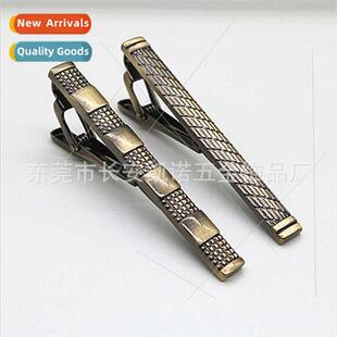 mple Formal Bronze Tie Men Business Holder Clip Lapel
