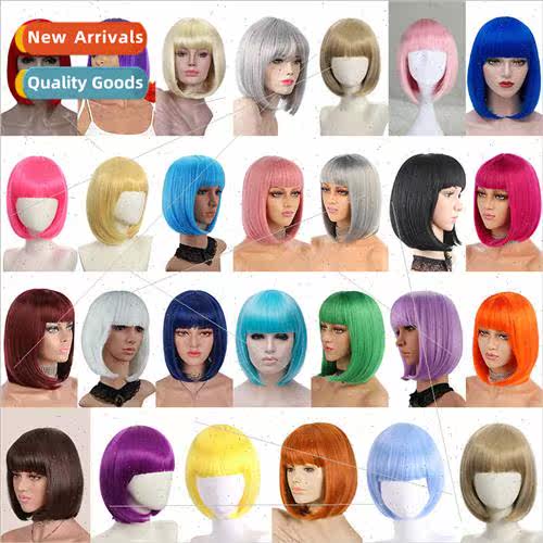 COS wig head sweet cute blonde complete set head Halloween s