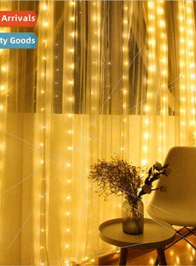 3*3 meters 300 lights copper wire lights curtain lights wate